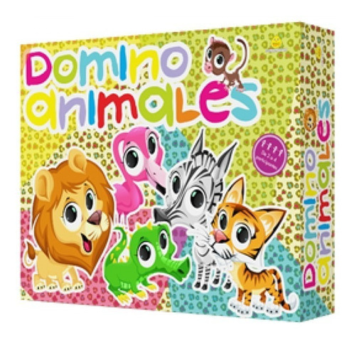 Juego De Mesa Dominó De Animales Yuyu 2 A 4 Participantes