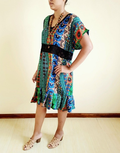 Imagem 5 de 6 de Vestido Feminino Tecido Curto Carolina