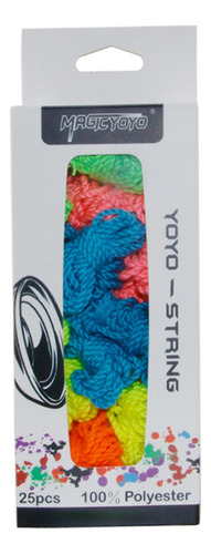4 Pacote De Cordas Yoyo Com 25 Peças De Reposição 113 Cm