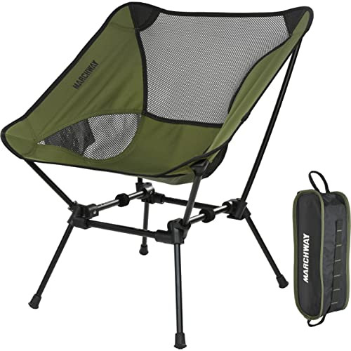 Silla De Camping Plegable Ultraligera, Portátil Y Resi...