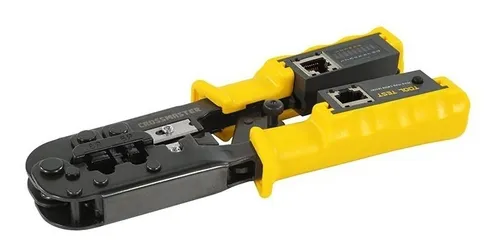 Pinza Crimpeadora Rj45 C Crique Y Tester De Red Crossmaster