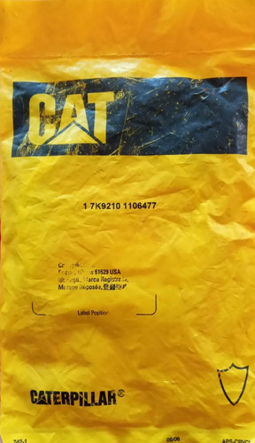 Cat 7k9210 1106477 Seal. Estopera Sello Pasador Made In Usa