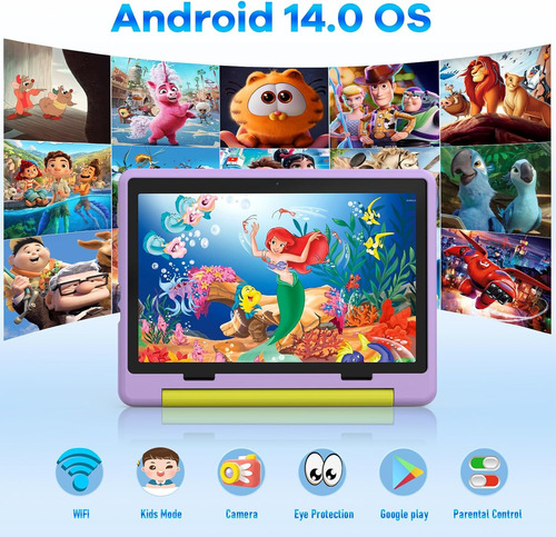 Niños Tabletactualizado Android 14 Tablet 10 Pulgadas Ni...