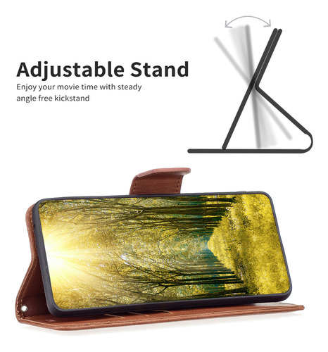 Funda Para Samsung Galaxy S10 E/ J4 Plus/j4 Prime Plus, Funda De Teléfono Tipo Cartera, Soporte Magnético De Piel, Absorbe Los Golpes