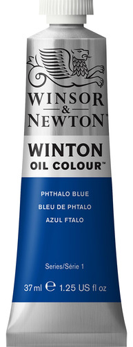 Winton - Pintura Al Oleo De 1.3 fl Oz, Color Azul Phthalo