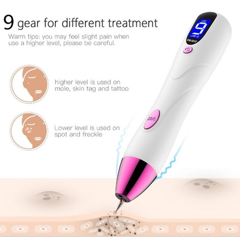 Cauterizador Digital Quita Manchas Verrugas Tatuajes Acne Ob