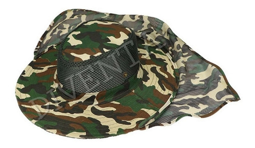 Imagen 1 de 3 de Gorro Sombrero Australiano Cubre Cuello Pesca Camping Caza