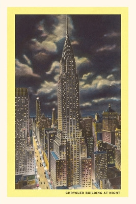 Libro Vintage Journal Chrysler Building At Night - Found ...