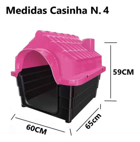 Caminha Cama Quadrada Lavável + Casa Resistente Rosa N4