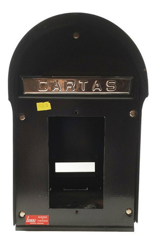 Imagen 1 de 4 de Buzon Cartero Para Portero Eléctrico Esmaltado Negro