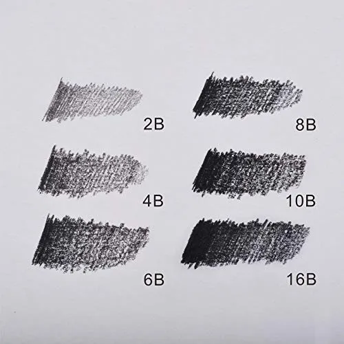 Conjunto De 6 Lápices De Dibujo Lápiz De Carboncillo ...