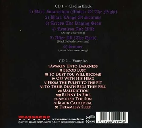 Cd Clad In Black - Helstar