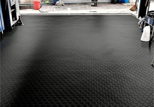 Alfombra Pvc Piso Goma Botones