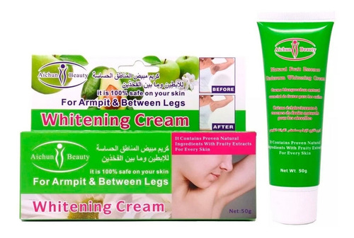 Imagen 4 de 5 de Crema Aclaradora De Axilas Codos Rodillas Aichun Beauty Full