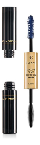 Máscara Glam Volume De Cílios Postiços Biotina 10ml Cor Preto