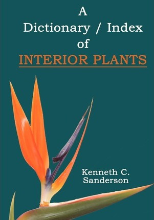 Libro Dictionary / Index Of Interior Plants - Kenneth C S...