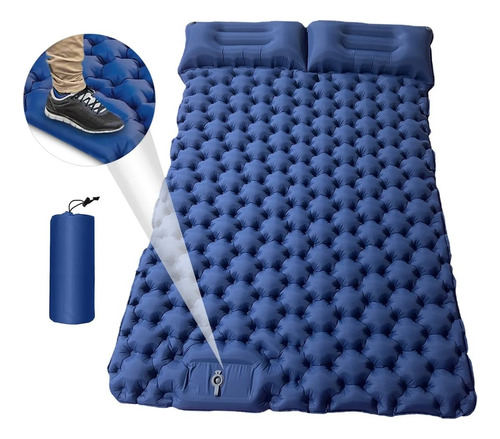 Colchoneta Inflable Matrimonial Camping Mat Inflable Acampar