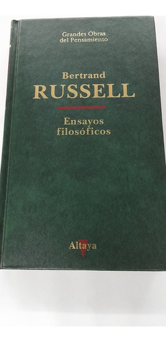 Ensayos Filosóficos De Bertrand Russell - Altaya - Usado