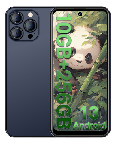 Pepe V80y Teléfono Dual Sim Android 13 De 10 GB+256 GB Rom Screen 6.79 pulgadas Celular HD 8000 mAh Smartphone