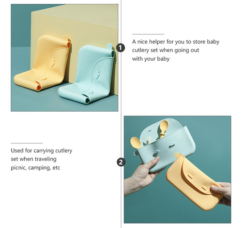 Funda De Silicona Con Soporte Para Bolsas De Almacenamiento