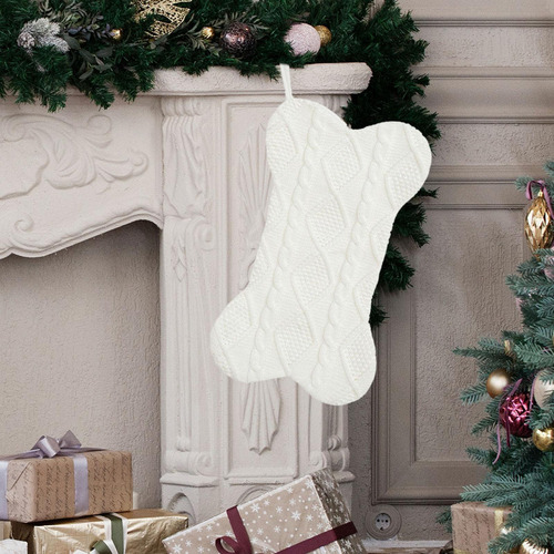 Medias Navideñas Para Perros, Adornos Navideños Tejidos,