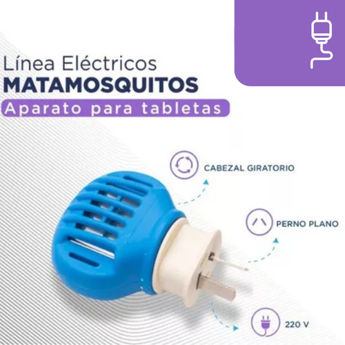 Aparato Eléctrico Tableta Mata Mosquitos Enchufe