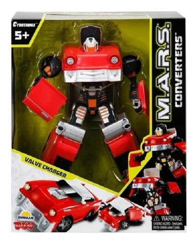 Robot Transformer Mars Valve Charger En Auto  Caja Original