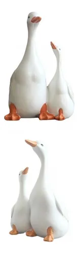 comprar Estatuetas De Estátua De Patos De Mãe Filho Com 4 Peças