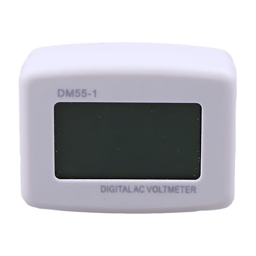 Medidor De Voltaje Digital Lcd Azul Dm551, Voltímetro ...