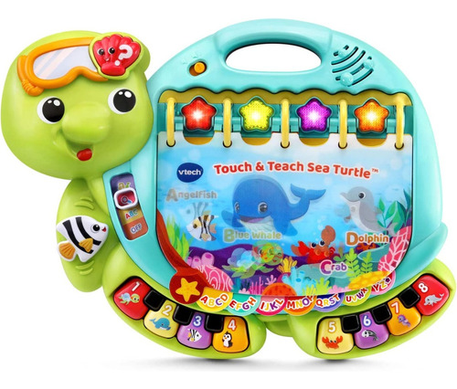 Vtech Touch And Teach Libro De Aprendizaje Interactivo Verde