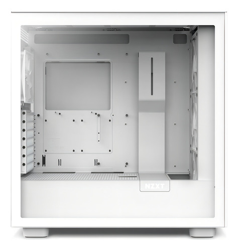 Gabinete Nzxt H7 Flow Rgb Cristal Templado Mid Tower Atx Wh Color Blanco