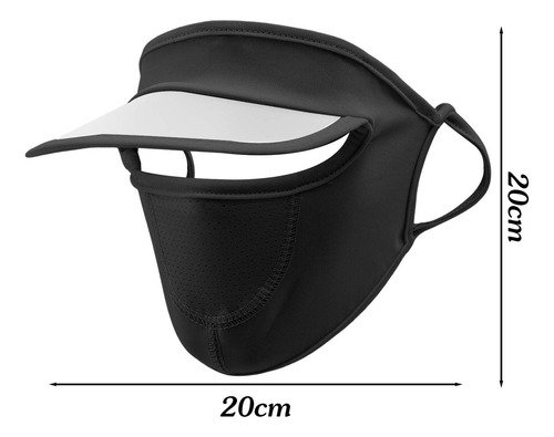 Máscara De Protección Solar Transpirable, Antiuv, De Verano,