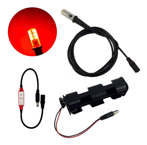 Kit De Luz Led Roja Con Control.