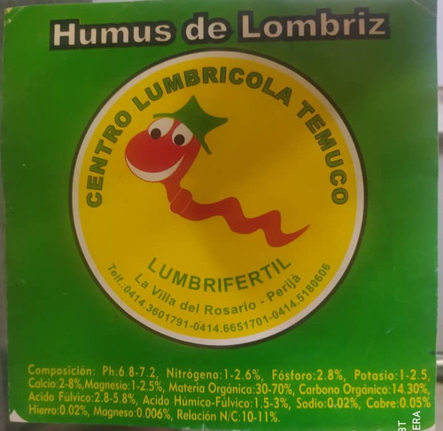 Abono Orgánico ( Humus De Lombriz )