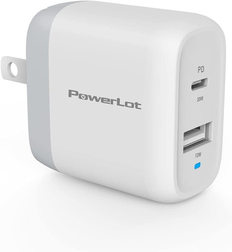 Powerlot Pd - Cargador Usb C De 20 W Para iPhone 12/12 Pro/1