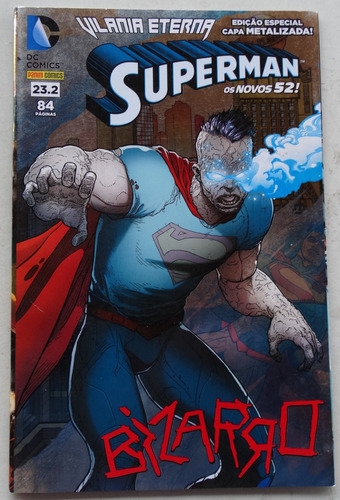 Superman Os Novos 52 Nº 23.2 Panini Jul 2014 Capa Metalizada