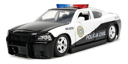  Dodge Charger Patrulla Policía, Esc. 1/24, Rápido Y Furioso