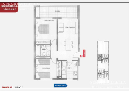 Imagen 2 de 16 de Sarmiento 1000 - Departamento De Dos Dormitorios En Venta - Rosario