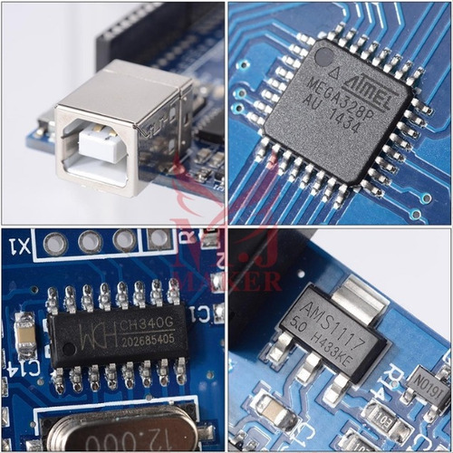 Rexqualis Compatible Con Arduino Uno Ch340 Uno R3