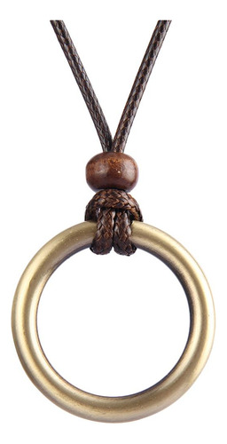 2 Cuerda De Cera Cadena De Metal Collar Colgante Cadena De