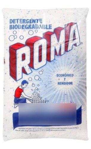 Caja 10 Pack Detergente En Polvo Roma Multiusos 500gr C/u