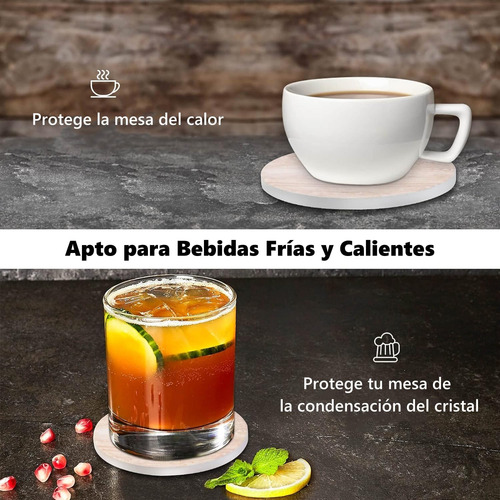 Porta-copos Para Mesa, Porta-copos Com Suporte, Conjunto De