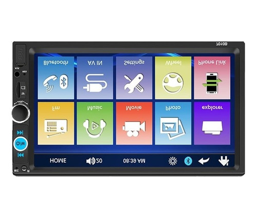 Reproductor De Carro 7010b Pantalla 7°