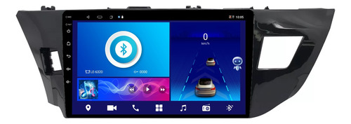 Kit Multimidia Corolla 14/17 10p Android 14 Carplay 2gb 32gb