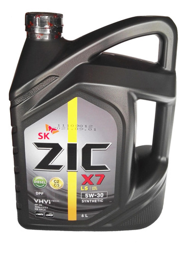  Aceite X7 5w 30 Full Sintetico 6 Litros Zic