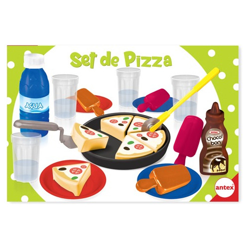 Set De Pizza De Juguete Aprendizaje Niños Super Antex