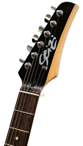 Imagem 3 de 4 de Guitarra Seizi Vision Black Com Bag Regulada!