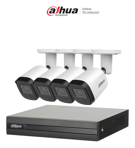 Kit De Vigilancia Dvr 8ch/4 Camaras B1a21/dd1tb/accesorios