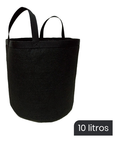 10 Macetas De Geotextil (geomaceta O Smartpot) De 10 Litros