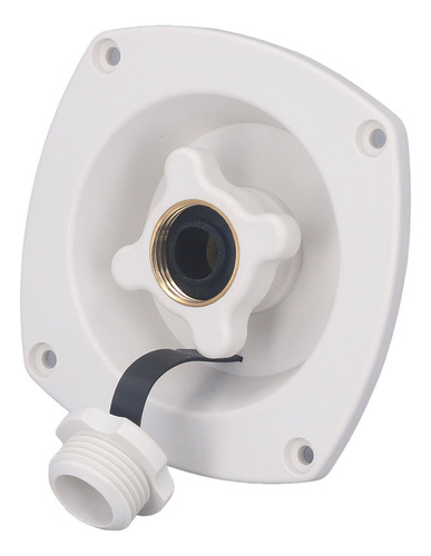 Remolque Camper Boat Rv Entrada Agua Montaje En Pared Blanco